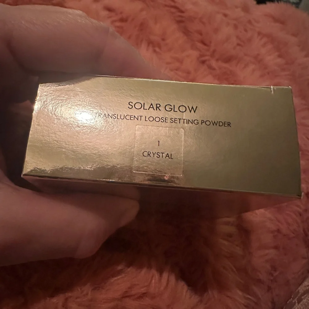 NIB Dolce and Gabbana Solar Glow Translucent Loose Setting Powder in Crystal